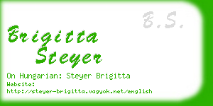 brigitta steyer business card